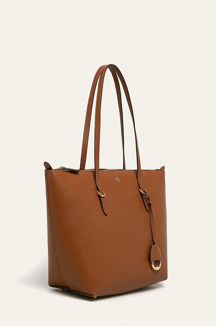 Lauren Ralph Lauren - Кожаная сумка 431747443012 коричневый AW20