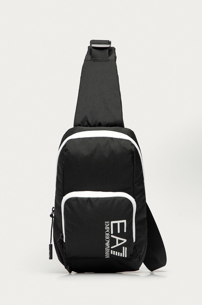 EA7 Emporio Armani - Malá taška potlač čierna 275970.CC980