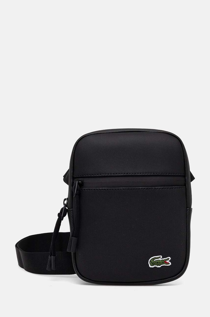 Lacoste φάκελος Ανδρικός απλό μαύρο NH3307LV