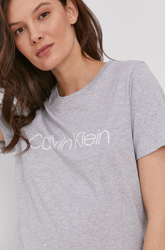 Calvin Klein - T-shirt K20K202142 szary K20K202142