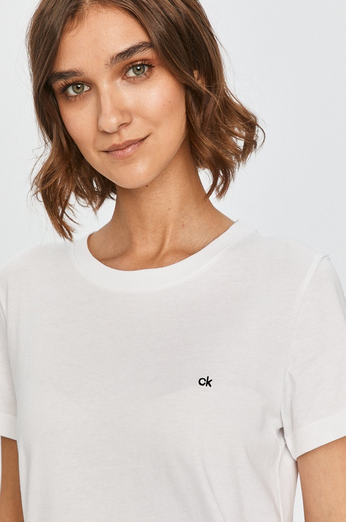 Calvin Klein - T-shirt fehér K20K202132