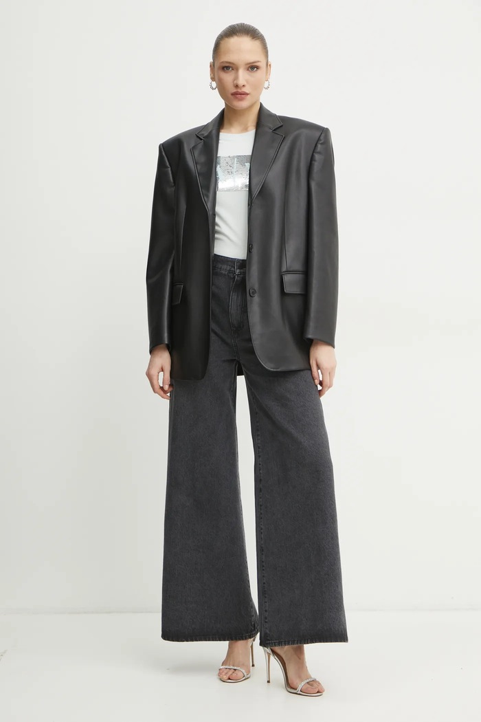Pamučna majica Armani Exchange 8NYTDL.YJ73Z tirkizna AA00