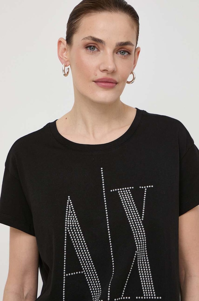 Armani Exchange - Tričko černá 8NYTDX.YJG3Z.NOS