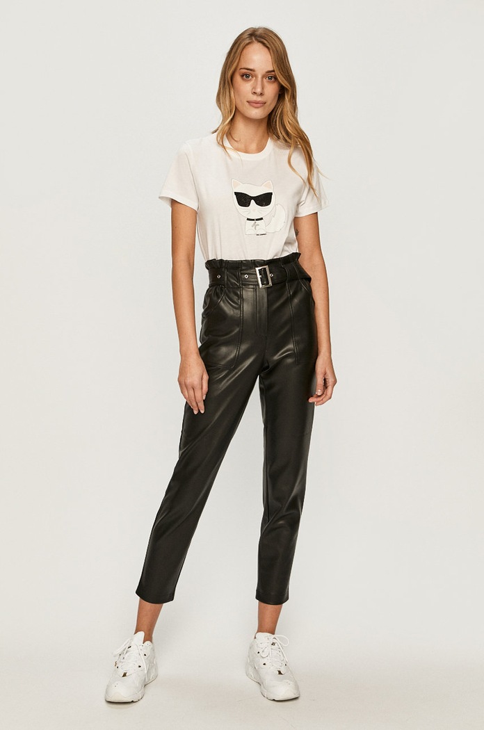 Karl Lagerfeld Tricou 205W1706 alb AA00