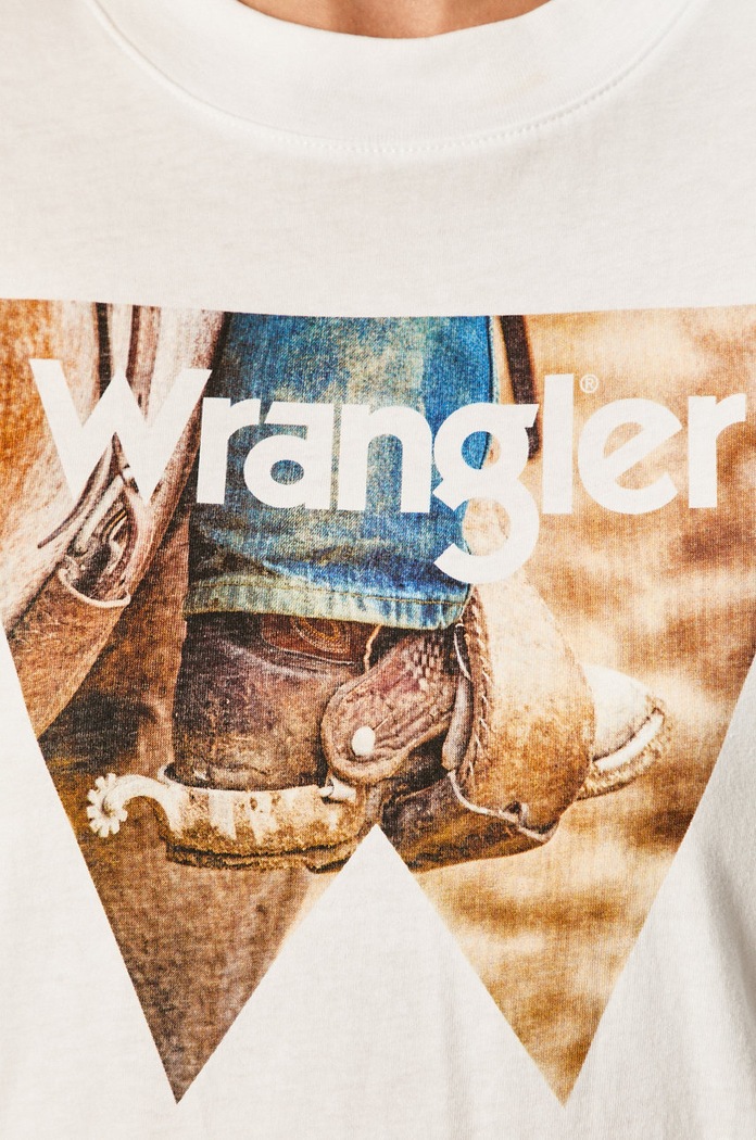 Wrangler - Tričko W7N9FK989 biela