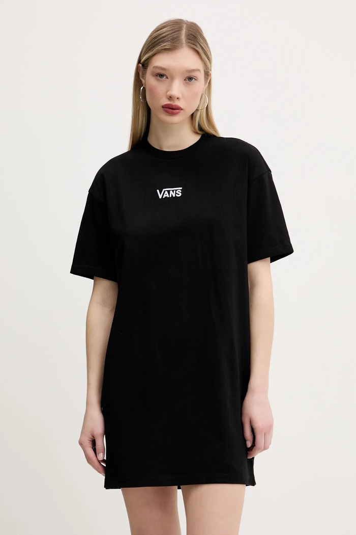 Vans t-shirt Okrogel črna VN0A4RU2BLK1