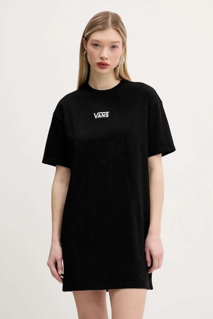 Vans t-shirt Okrogel črna VN0A4RU2BLK1