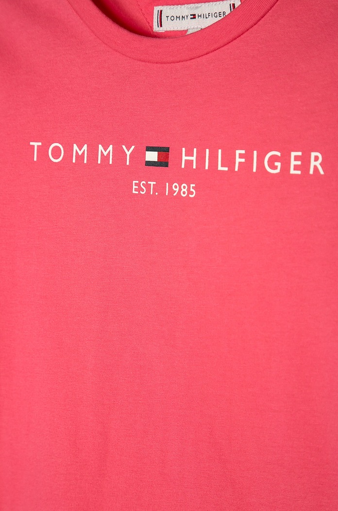 Dziewczynka Tommy Hilfiger - T-shirt dziecięcy 74-176 cm KG0KG05242 KG0KG05242 różowy