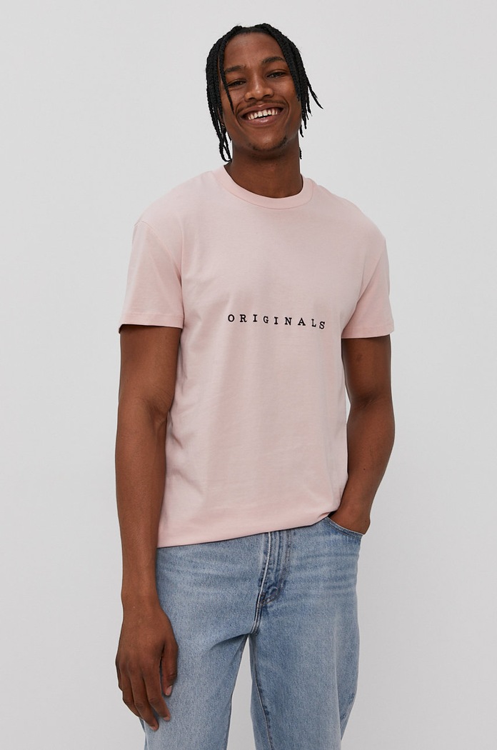 Tričko Jack & Jones 12176780 ružová AA00