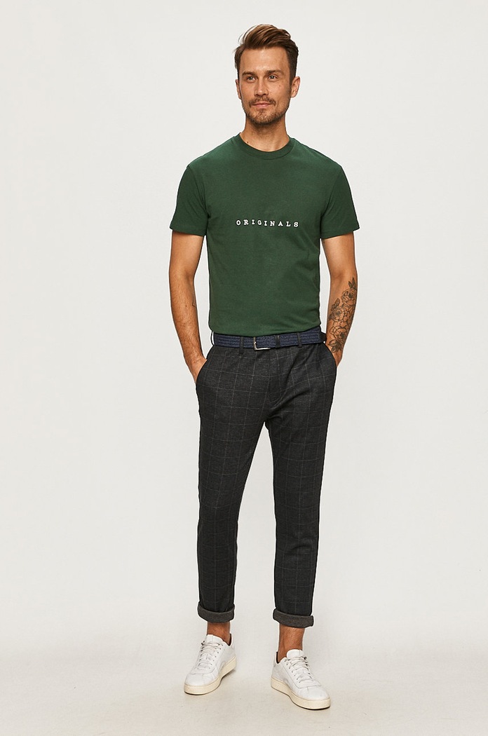Jack & Jones Tricou 12176780 turcoaz AA00