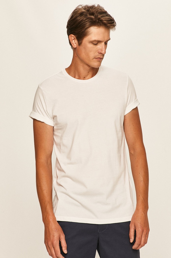 Levi's - Tričko (2-pak) jednofarebný biela 79541.0003