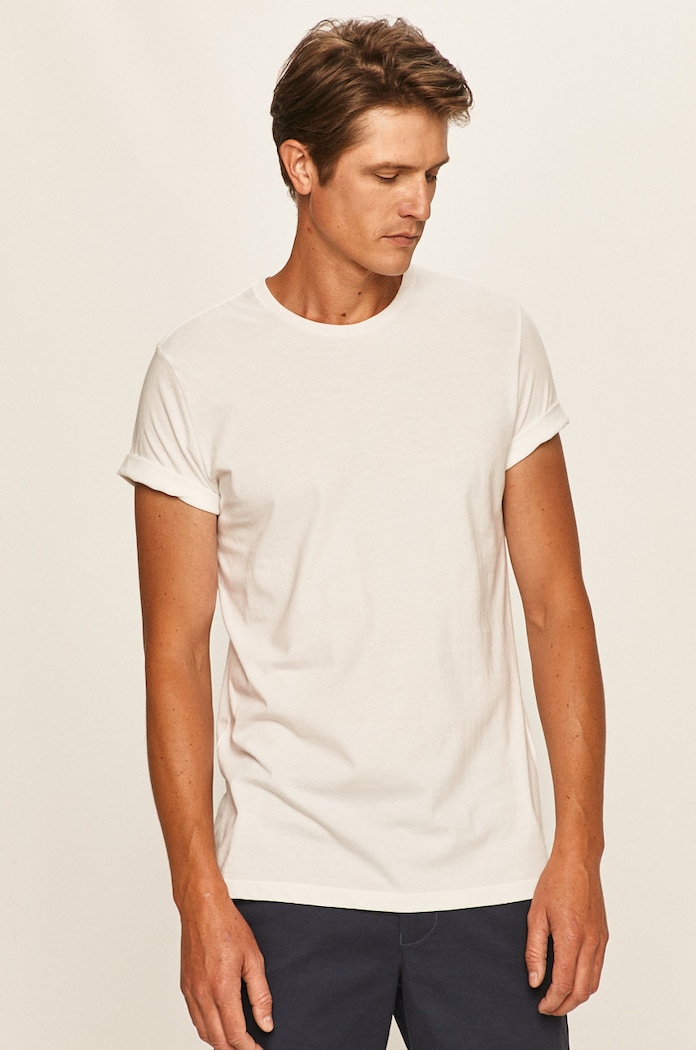 Levi's - Tričko (2-pak) jednofarebný biela 79541.0003