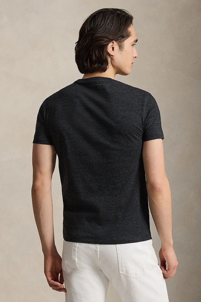 Футболка Polo Ralph Lauren 710671438164 чорний AW24