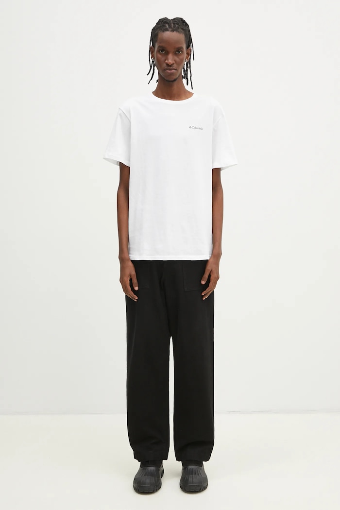 Columbia t-shirt in cotone North Cascades 1834041 bianco