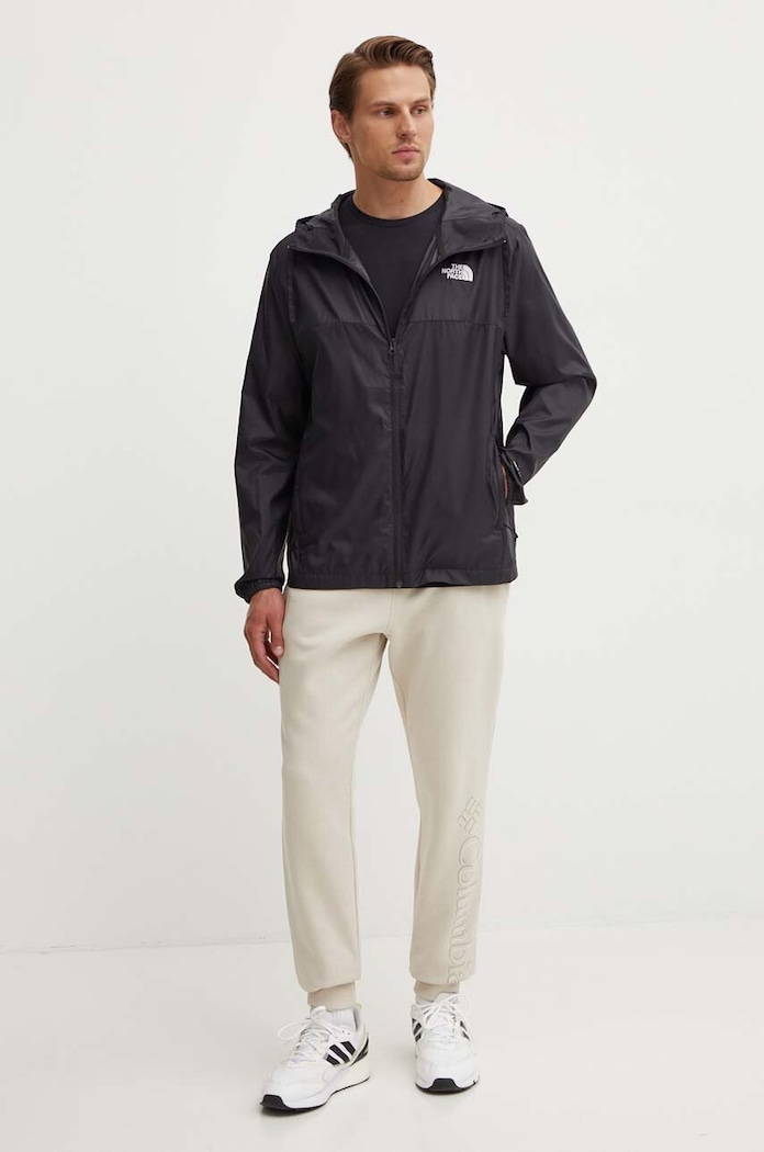 Βαμβακερό μπλουζάκι Columbia North Cascades 1834041 μαύρο SS25