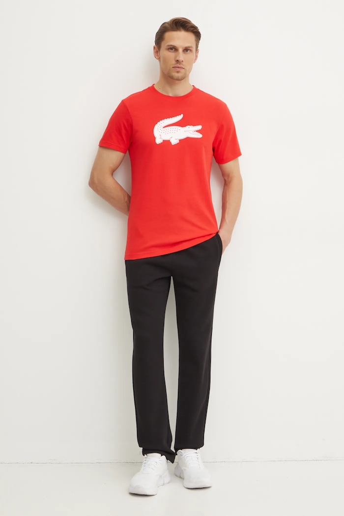 Тениска Lacoste TH2042 червен AW25