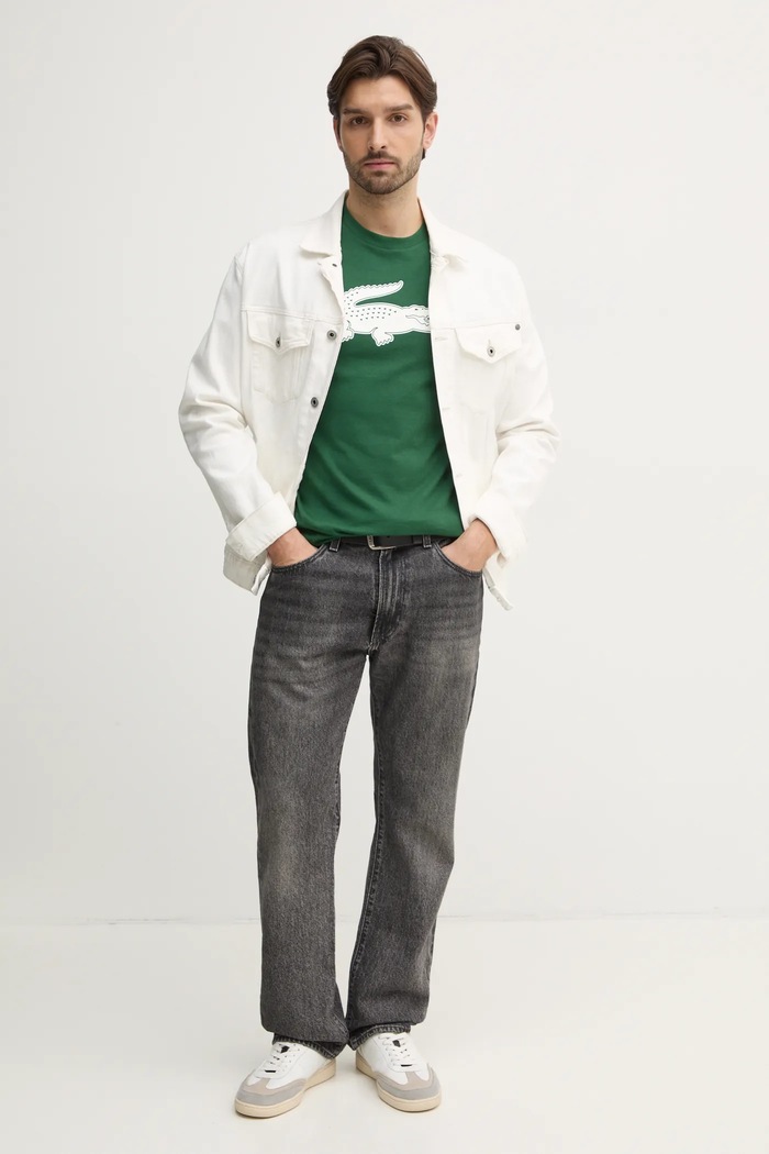 Μπλουζάκι Lacoste TH2042 πράσινο AW25