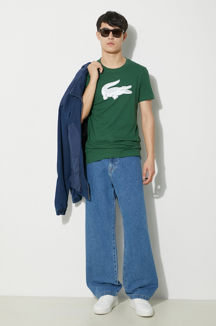 Тениска Lacoste TH2042 зелен AW25
