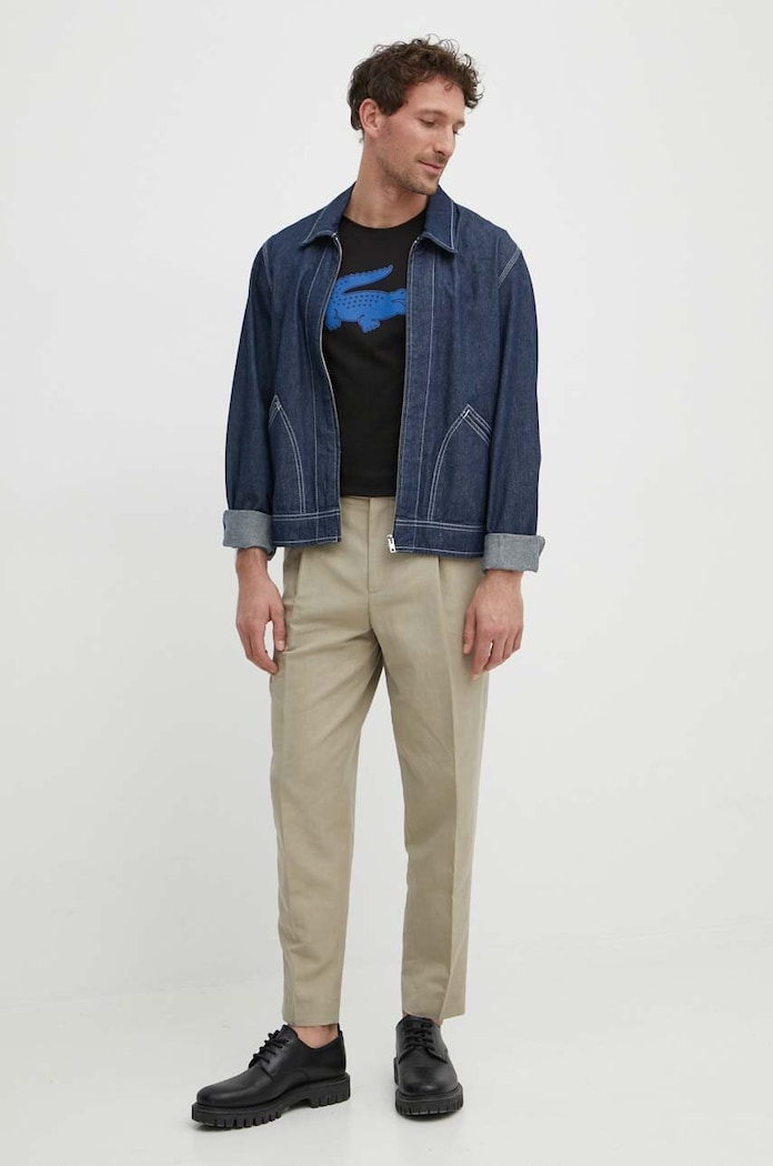 Tričko Lacoste TH2042 čierna AW25
