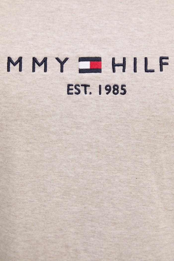 Bavlněné tričko Tommy Hilfiger MW0MW11797 béžová