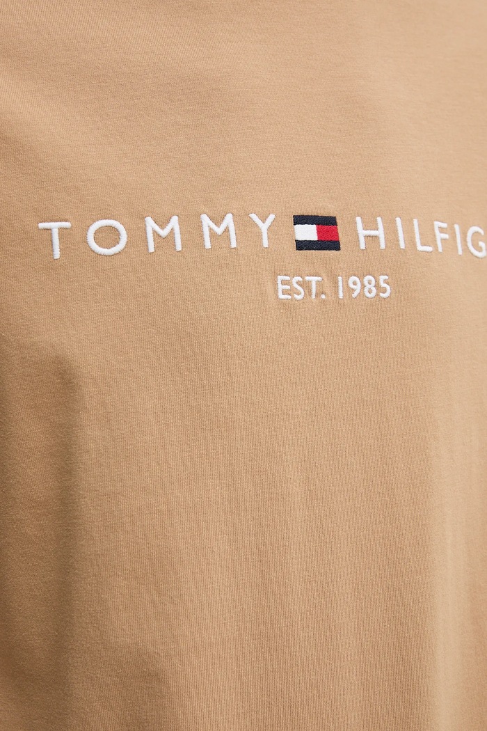 Bavlnené tričko Tommy Hilfiger MW0MW11797 zelená