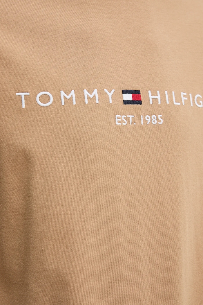 Bavlnené tričko Tommy Hilfiger MW0MW11797 zelená