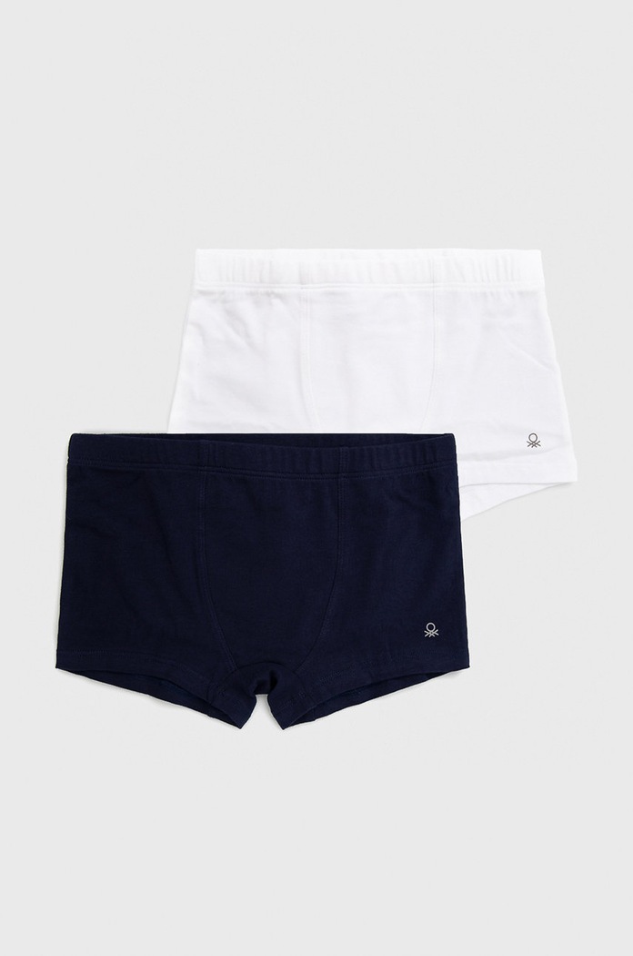 Dětské boxerky United Colors of Benetton přiléhavé boxerky námořnická modř 3MC10X343
