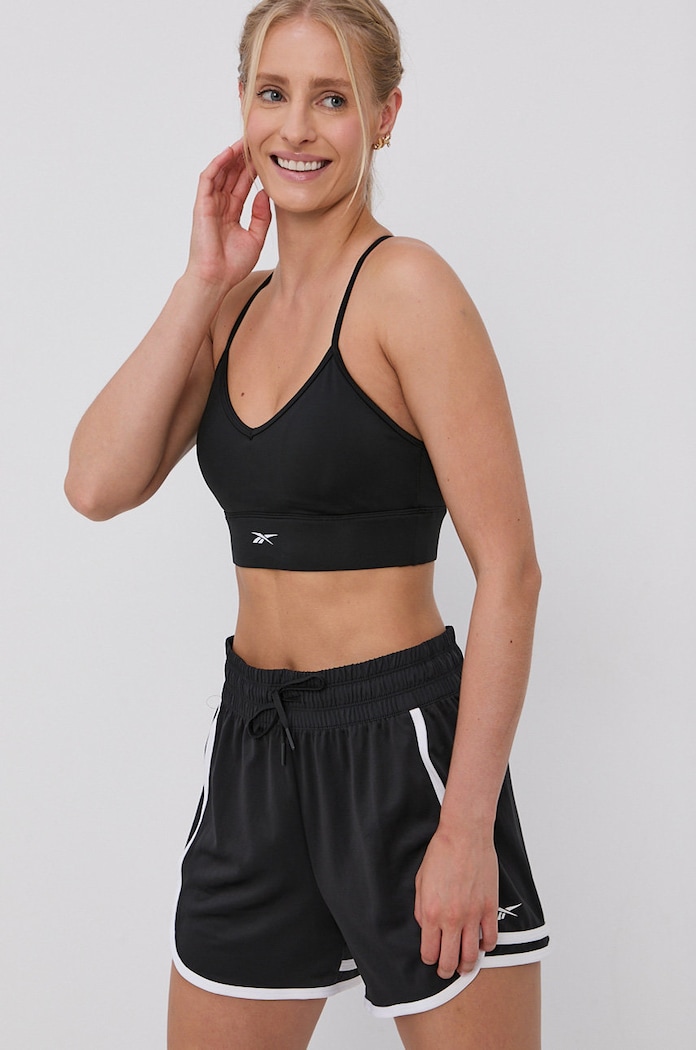 Sportski grudnjak Reebok ID TRAIN mekana crna GR9473