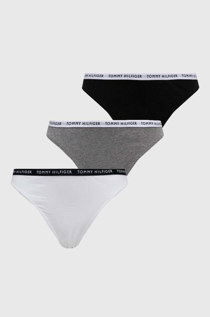 Σλιπ Tommy Hilfiger (3-pack) πλεκτό ύφασμα γκρί UW0UW02828.4890