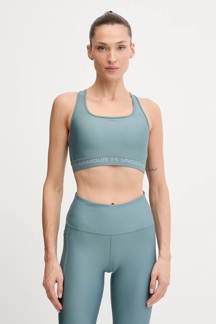 Under Armour sportski grudnjak UA Crossback bez žice zelena 1361034