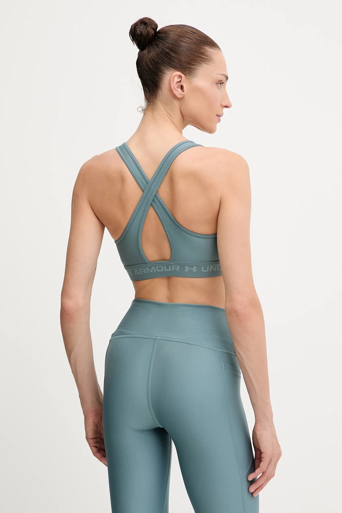Odjeća Under Armour sportski grudnjak UA Crossback 1361034 zelena