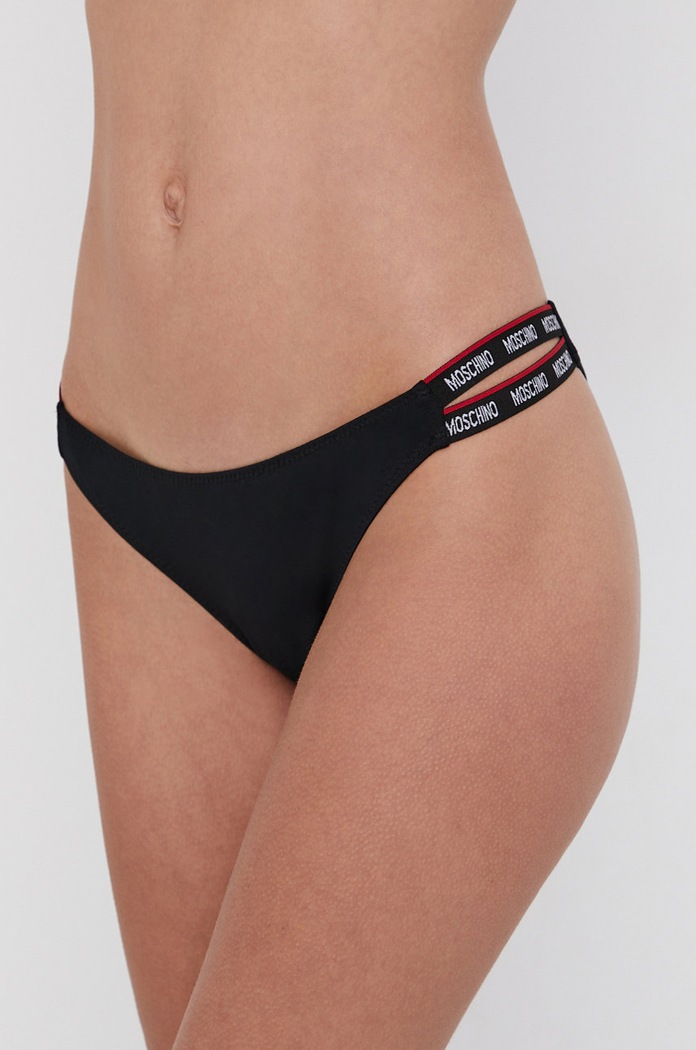 Sportski grudnjak Moschino Underwear mekana crna 4633.9003.4890