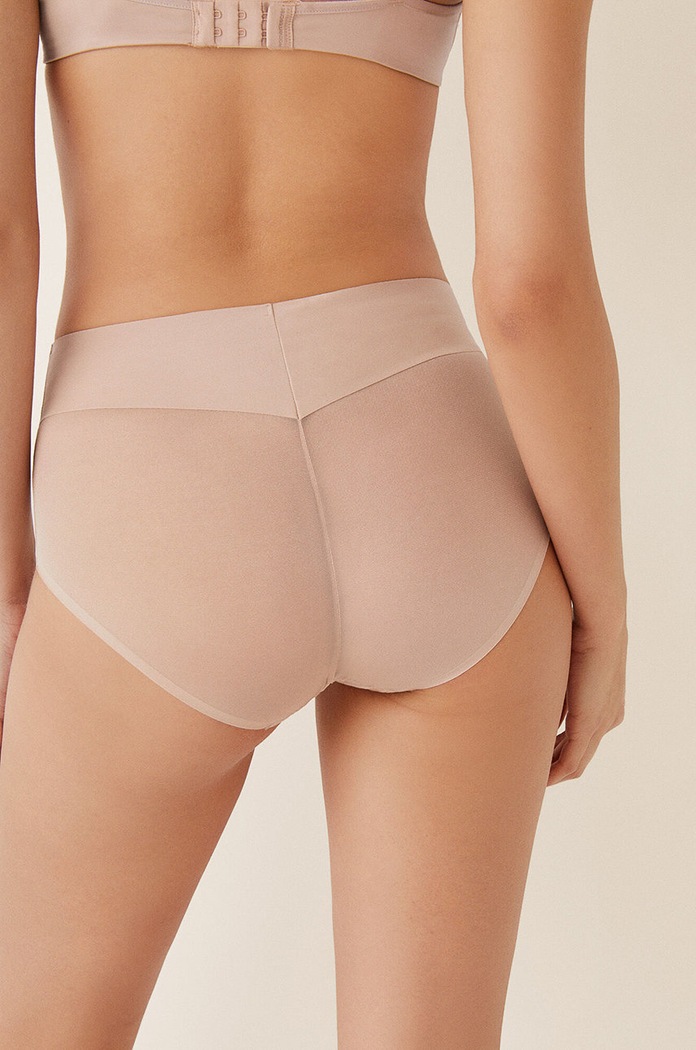 Oblečenie Tvarujúce nohavičky Women'secret 5182697 béžová