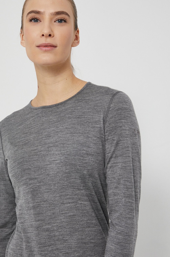 Icebreaker longsleeve funkcyjny wełniany szary IB1043750131