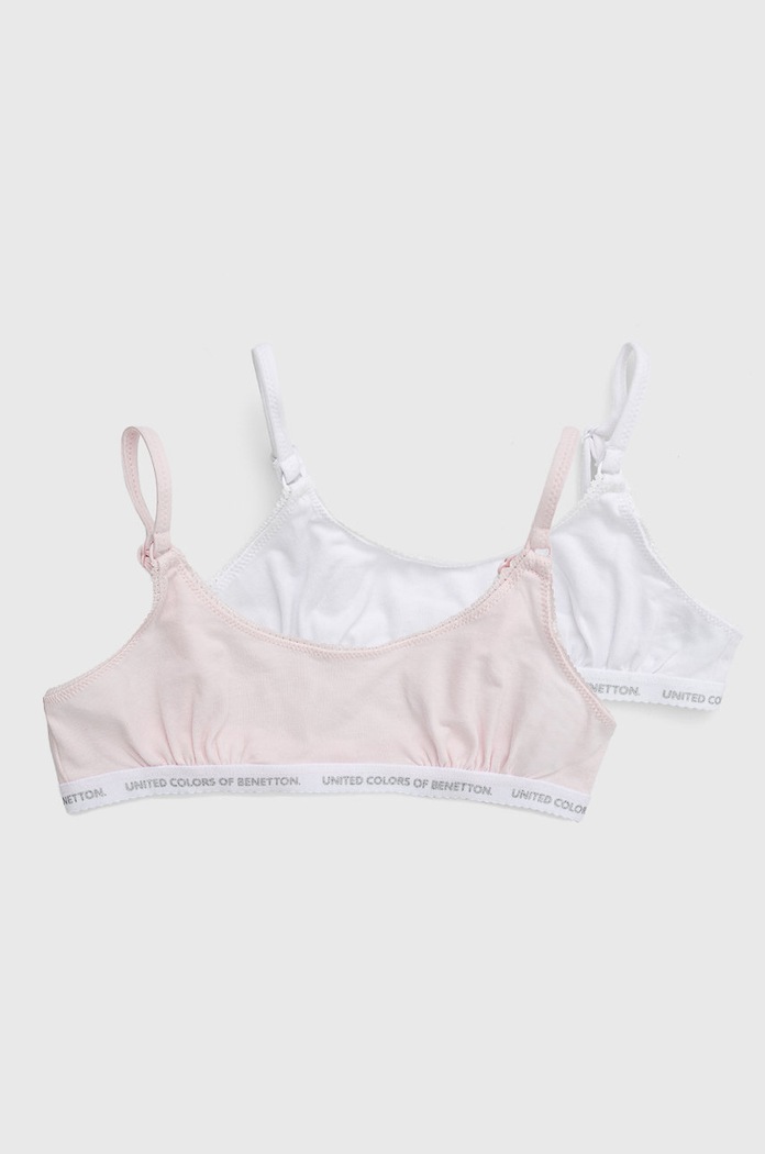 Παιδικό σουτιέν United Colors of Benetton(2-pack) μαλακό ροζ 3MC10R1IN