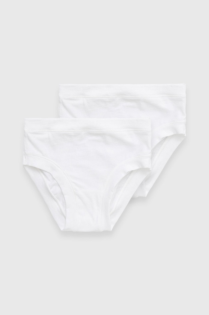 United Colors of Benetton Figi dziecięce (2-pack) Planet friendly biały 3ZQM0S1W2