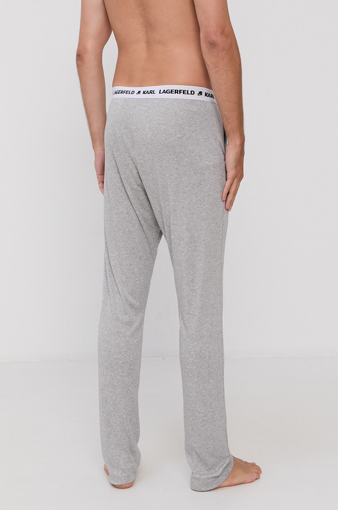 Παντελόνι πιτζάμας Karl Lagerfeld 215M2182 γκρί AW21