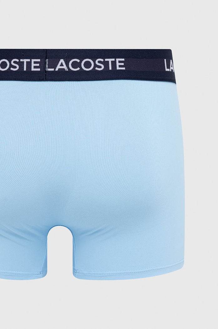Oblečení Boxerky Lacoste 3-pack 5H9623 modrá