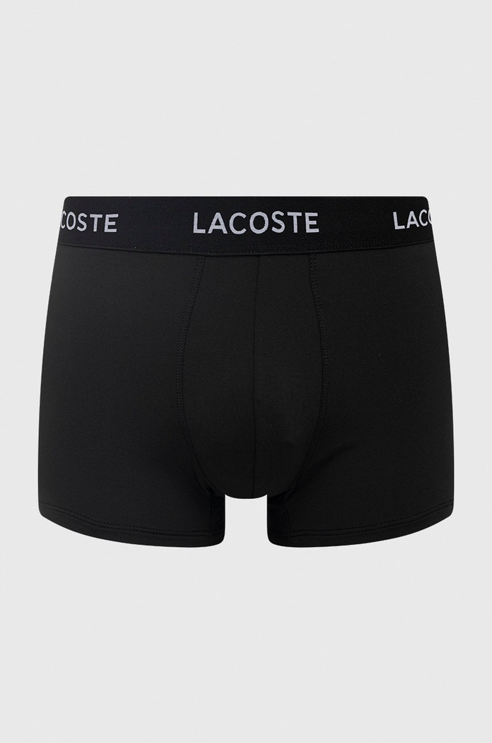 Lacoste boxeri 3-pack boxeri negru 5H9623
