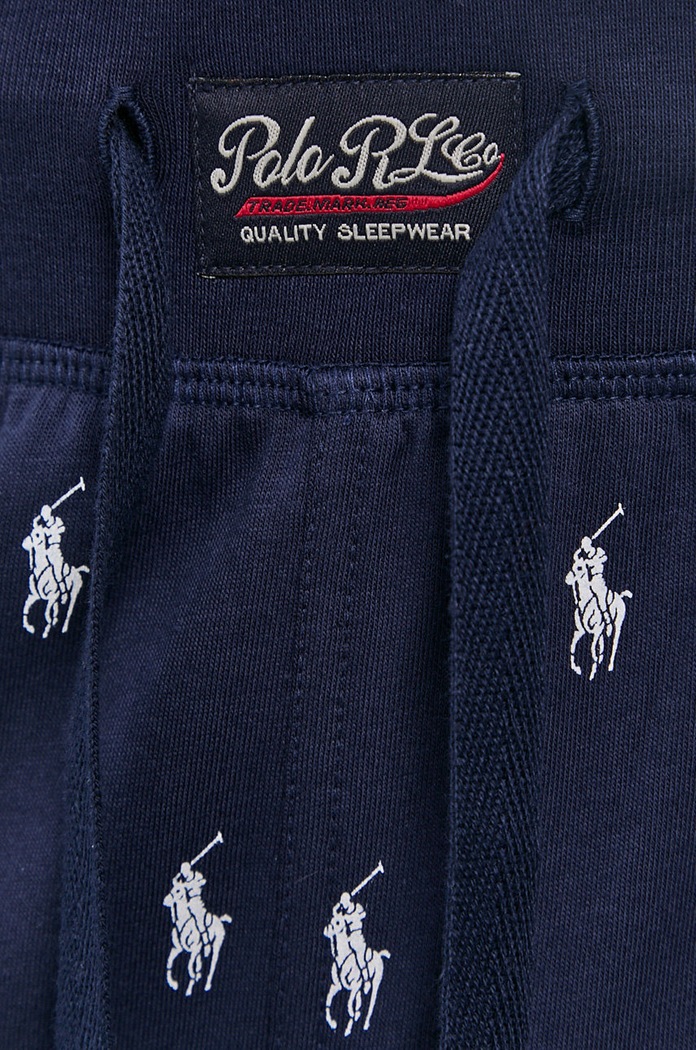 Dugi doljnji dio pidžame Polo Ralph Lauren mornarsko plava 714844764001