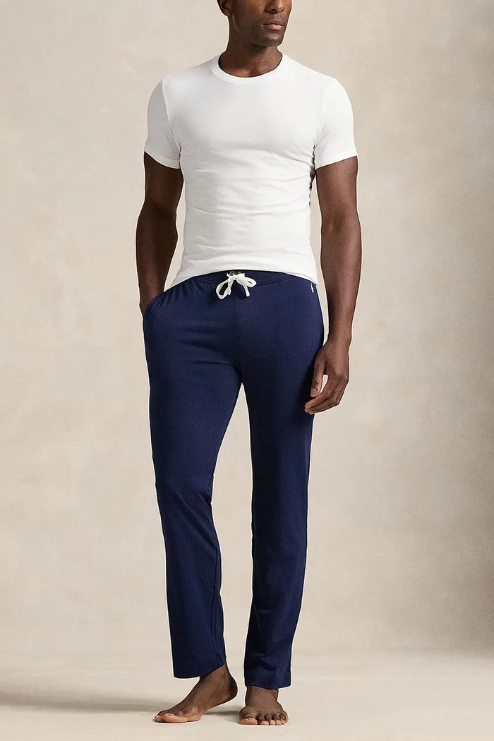 Oblečenie Pyžamové nohavice Polo Ralph Lauren 714844762002 tmavomodrá
