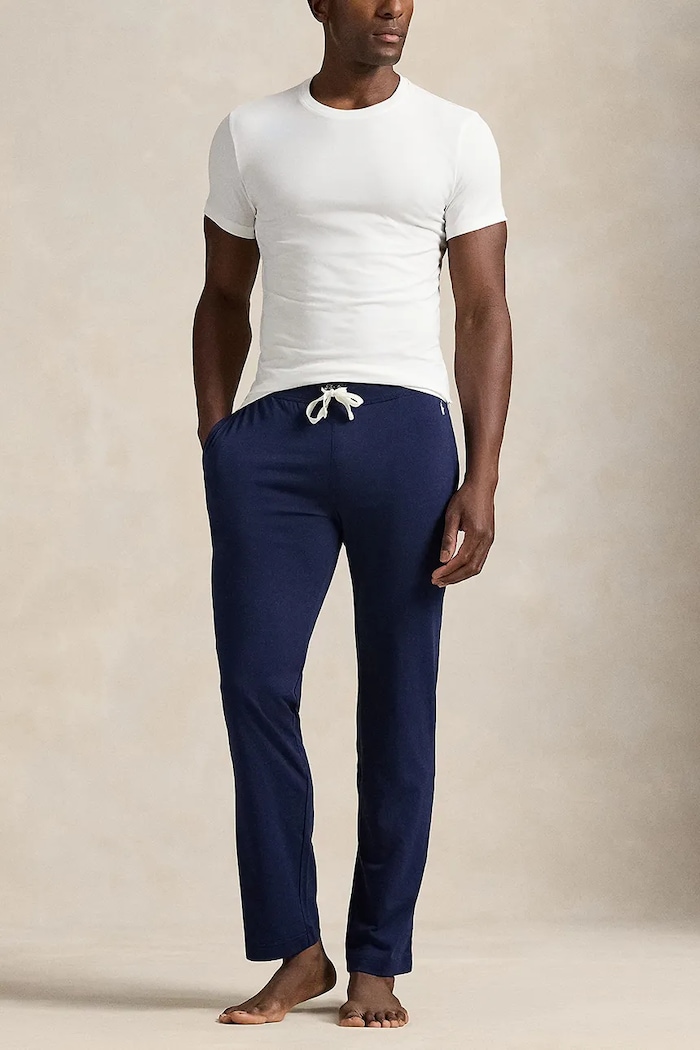 Oblečenie Pyžamové nohavice Polo Ralph Lauren 714844762002 tmavomodrá