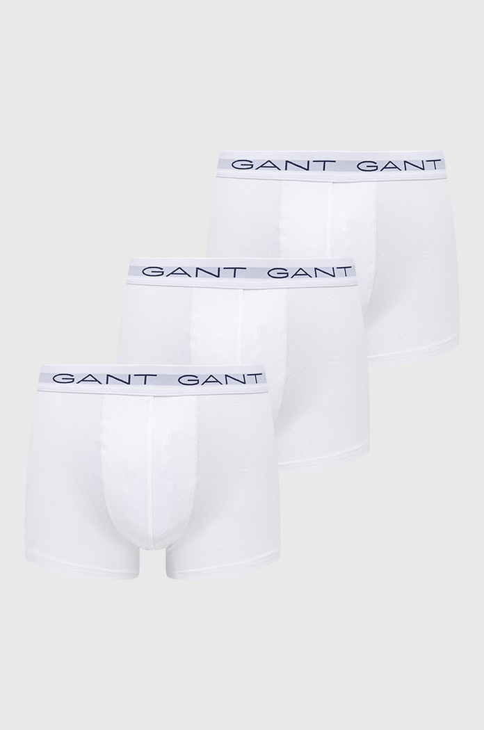 Boxerky Gant (3-pack) pletenina bílá 900003004