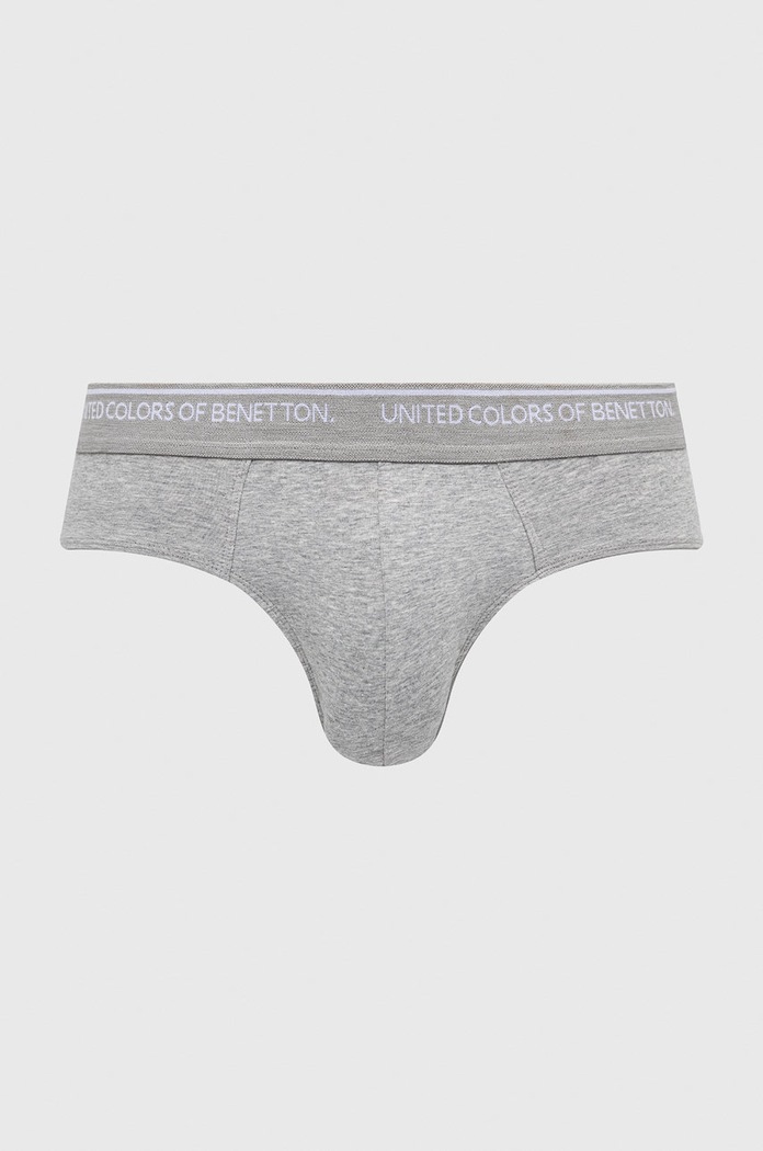 United Colors of Benetton слипове меланж сив 3OP82S18N.501
