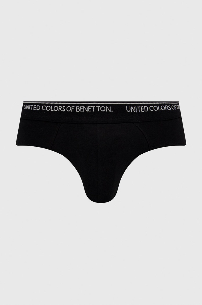 United Colors of Benetton слипове трикотаж черен 3OP82S18N.100
