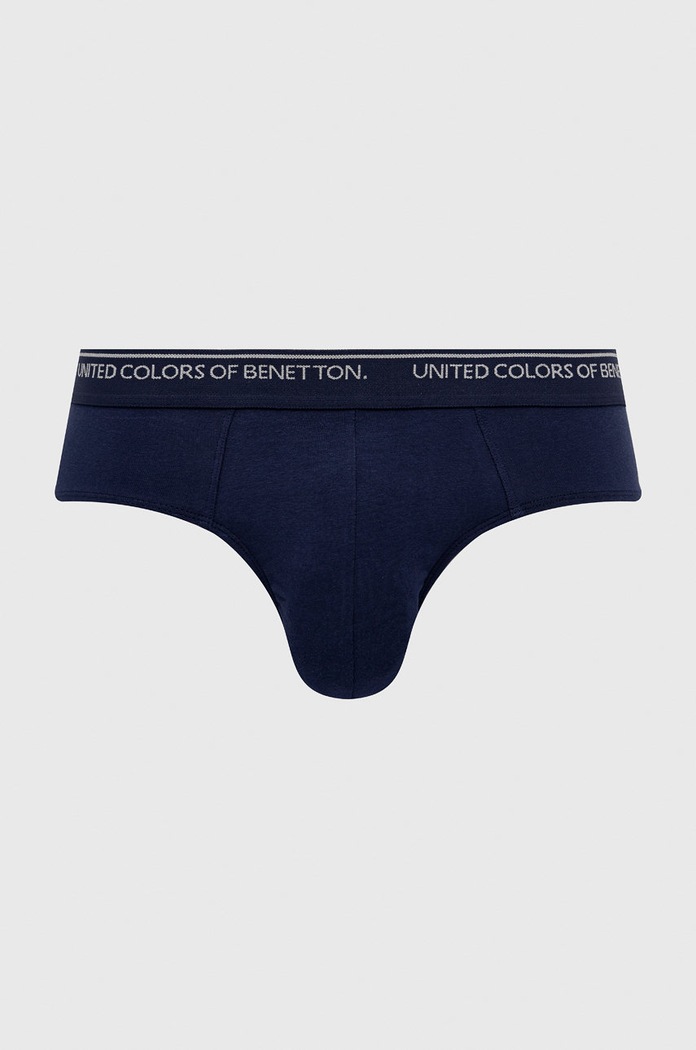 United Colors of Benetton alsónadrág sima sötétkék 3OP82S18N.252