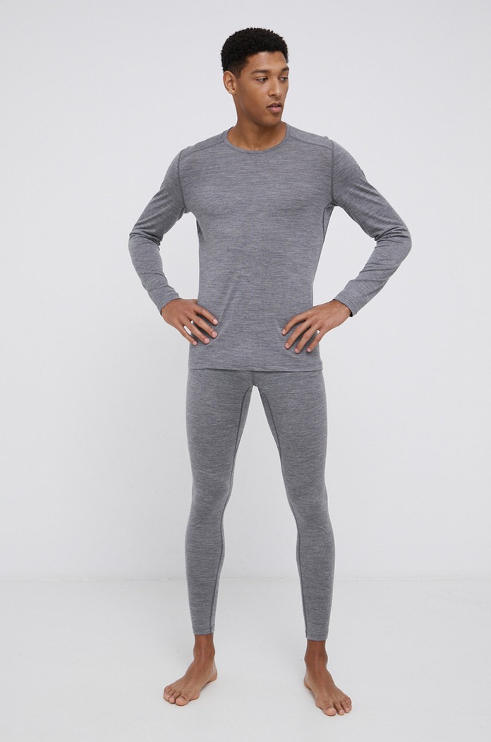 Icebreaker legginsy funkcyjne wełniane 200 Oasis Leggings IB1043690131 szary AW23