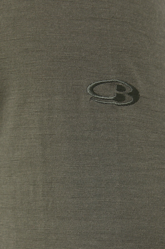 Icebreaker Longsleeve wełniany zielony IB1043650691
