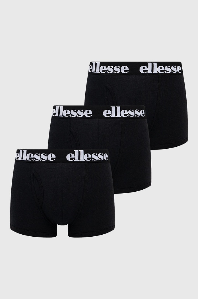 Ellesse boxeralsó (3-pack) sima fekete SHAY0614