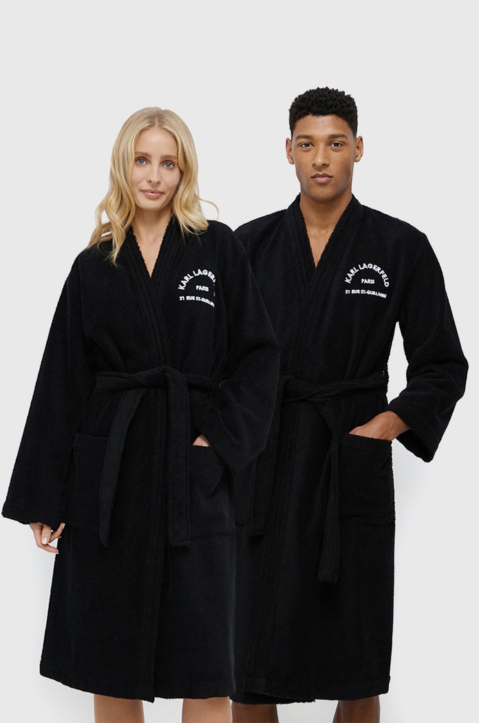 Karl Lagerfeld aplikációval fekete 215W2180